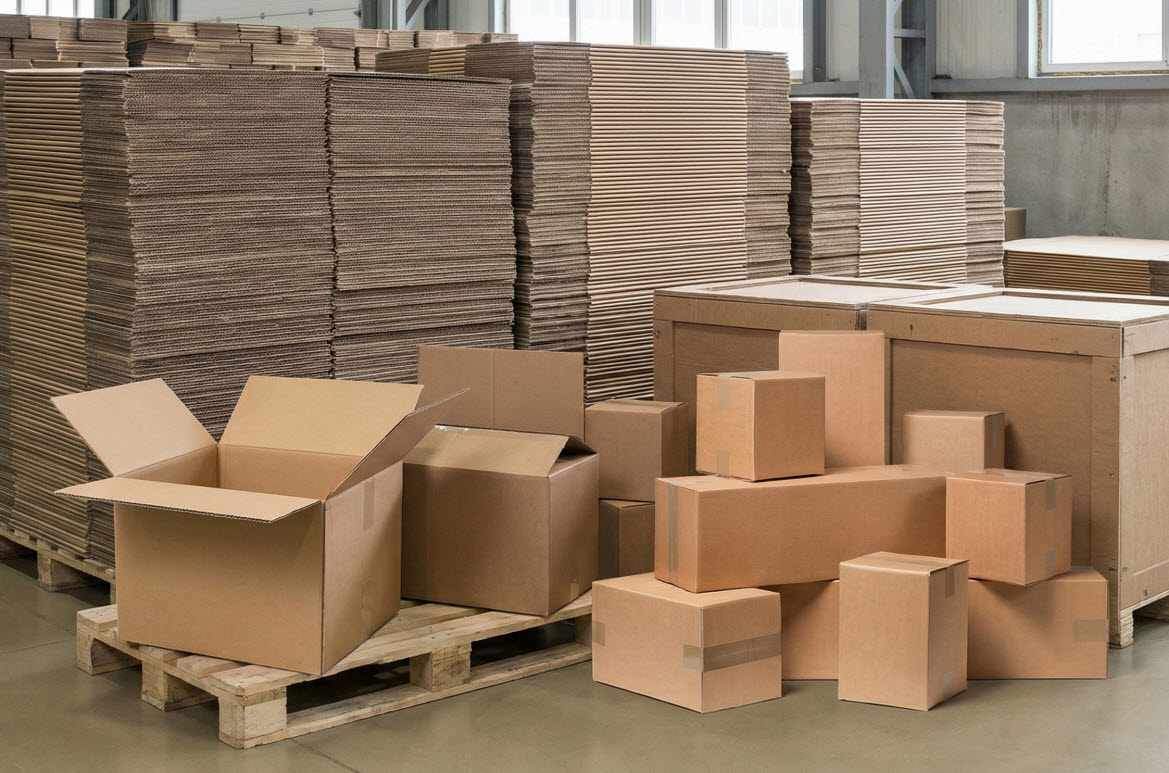 산업용 공산품 박스